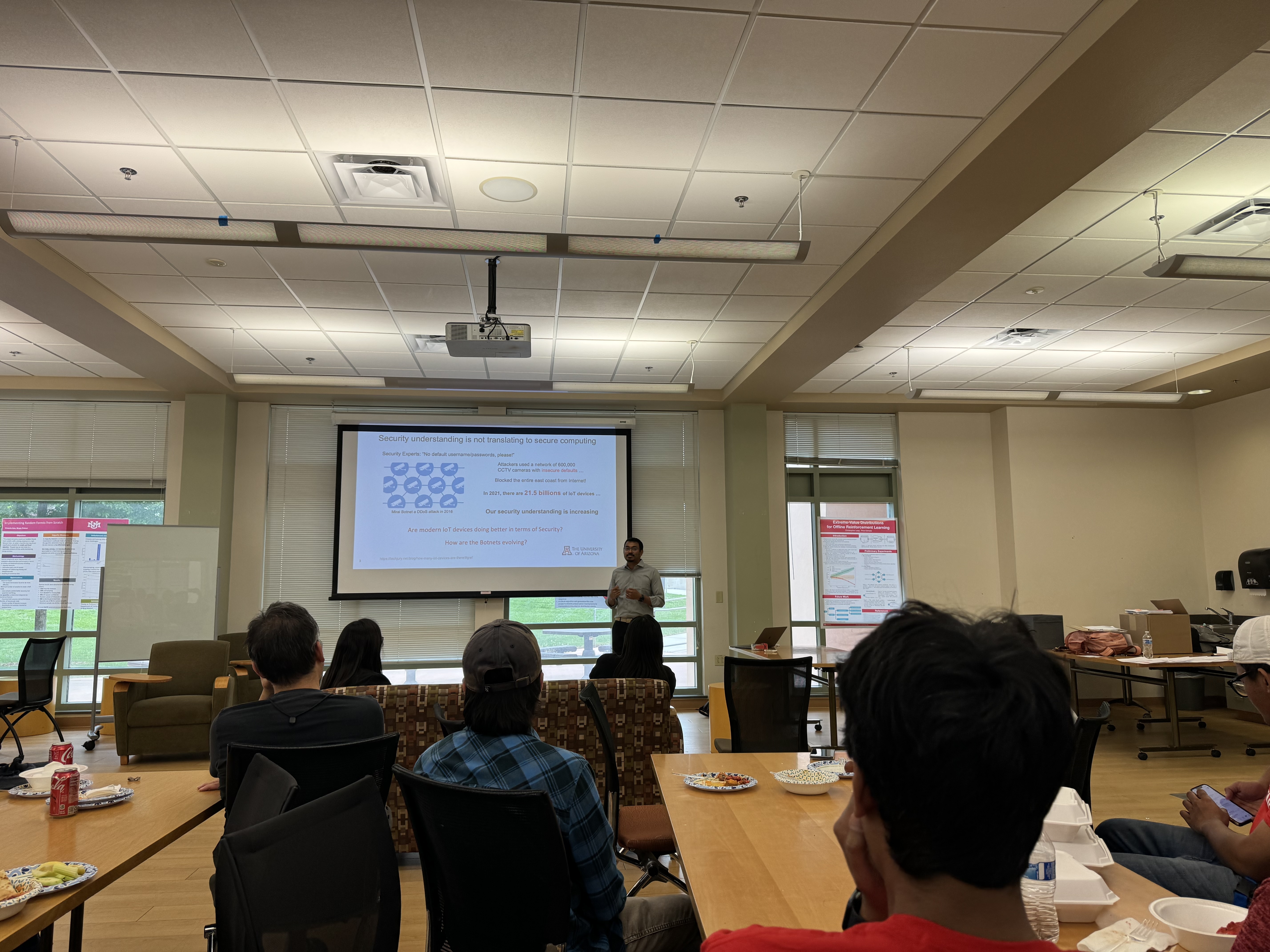 Sazzadur Rahaman delivering a keynote