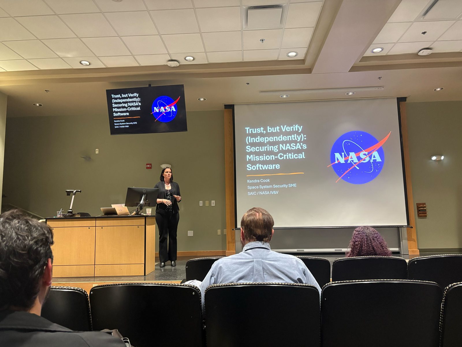 Kendra Cook (NASA IV&V) on securing mission-critical software